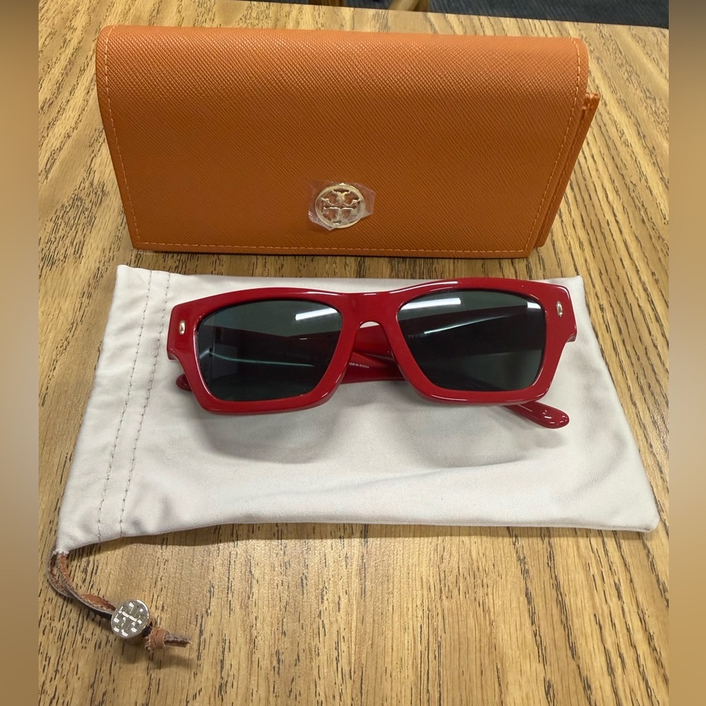 Tory Burch Red Sunglasses (new)